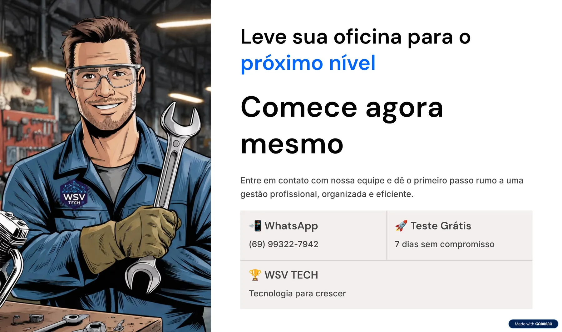 Leve sua oficina para o próximo nível: comece agora mesmo com o Oficina Fácil, WhatsApp (69) 99322-7942, 7 dias grátis